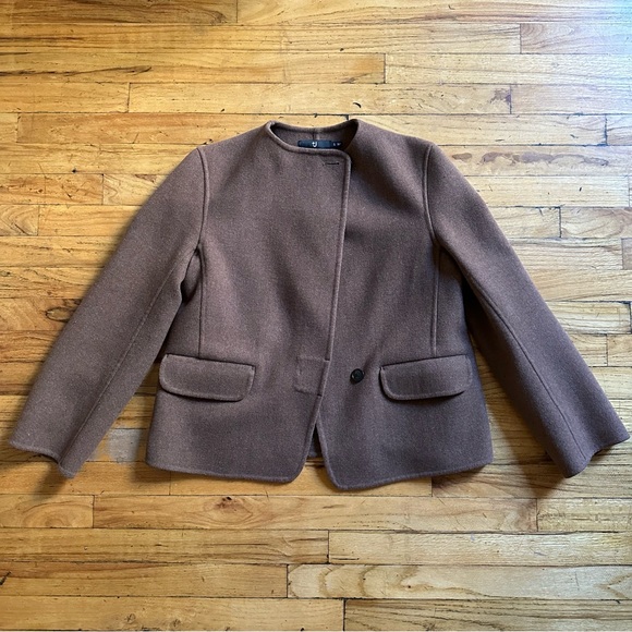 Uniqlo x Jil sander double face collarless jacket - Picture 2 of 8